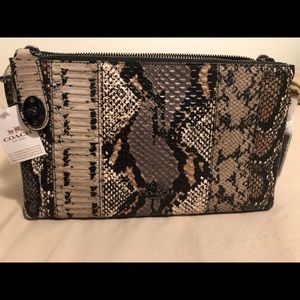 Coach snakeskin bag